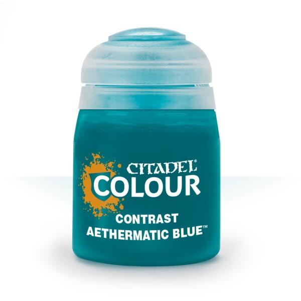 Citadel Colour Contrast Paint Aethermatic Blue 18 ml til Warhammer