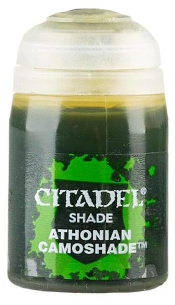Citadel Colour Shade Paint Athonian Camoshade 24 ml til maling af Warhammer 40.000, Age of Sigmar og andre miniaturer,