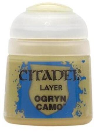 Citadel Colour Layer Paint Ogryn Camo 12 ml til maling af Warhammer og andre miniaturer