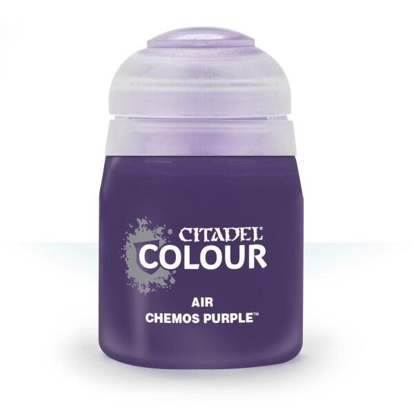 Citadel Colour Air Paint Chemos Purple 24 ml til maling af Warhammer og andre miniaturer