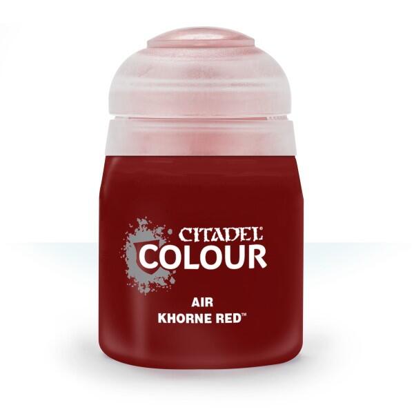 Citadel Colour Air Paint Khorne Red 24 ml til maling af Warhammer og andre miniaturer