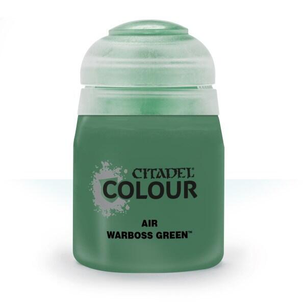 Citadel Colour Air Paint Warboss Green 24 ml til maling af Warhammer og andre miniaturer