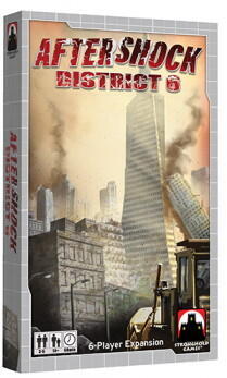 Aftershock: District 6 udvider brætspillet med nye mekanikker, og en ekstra spiller