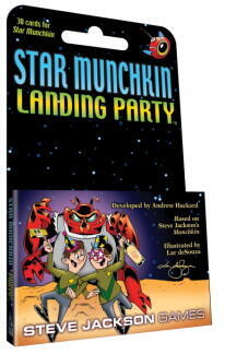 Star Munchkin - Landing Party er en udvidelse med fest og rumvæsener