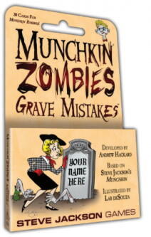 Munchkin Zombie - Grave Mistakes giver 30 nye kort til Munchkin spil