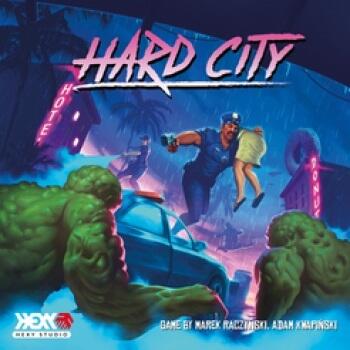 Hard City - brætspil hvor du kan spille som politimand mod den onde videnskabsmand