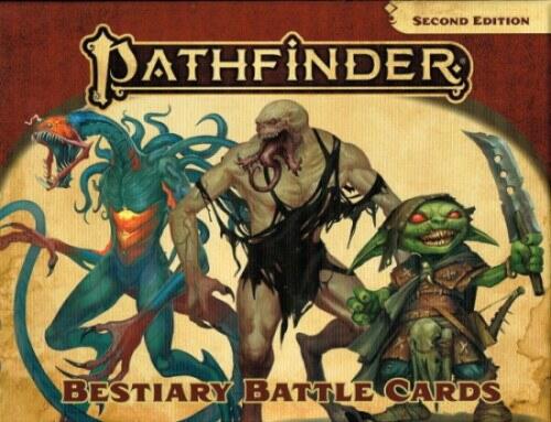 Pathfinder - Bestiary Battle Cards - Hurtig reference og illustration af over 450 monstre