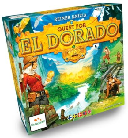 Quest for El Dorado - Søg efter det mytiske land af guld i dette deckbuilding brætspil