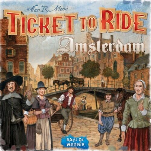 Ticket to Ride: Amsterdam - Dyst mod venner og familie i den hollandske guldalder, i dette hurtige brætspil