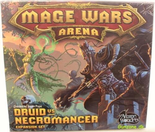 Mage Wars Arena: Druid vs Necromancer Expansion Set - Tilføjer to nye kraftfulde magikere til brætspillet