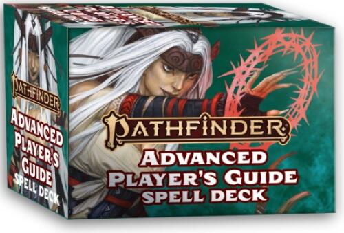 Pathfinder Spell Cards: Advanced Player's Guide giver dig overblik over alle nye formularer fra Advanced Player's Guide