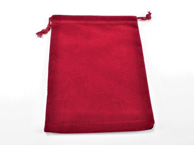 Chessex Stor Stof Terningpose - Rød - Kan holde op til cirka 80 terninger, eller en tilsvarende mængde tokens