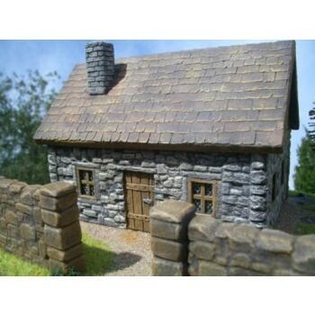 Ziterdes - Boulder Stone Cottage - model af en stenhytte til jeres rollespil