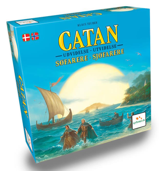Udvid horisonten til det populære brætspil Catan, med udvidelsen Catan: Søfarere