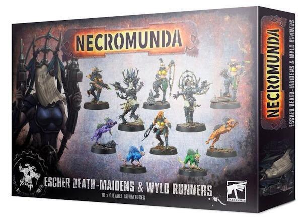 Udvid din Escher-bande med disse death-maidens, seks krigere og deres kære, men dødbringende kæledyr.