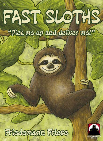 Fast Sloths - Et brætspil hvor dovendyr lader sig bære rundt af os andre