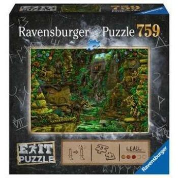 Ravensburger EXIT Puzzle - The Temple Grounds - puslespil og exitgame i samme spil