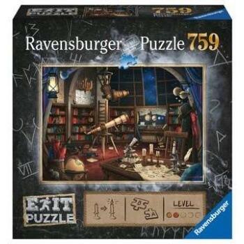 Ravensburger EXIT Puzzle - The Observatory - puslespil og exitgame i samme spil