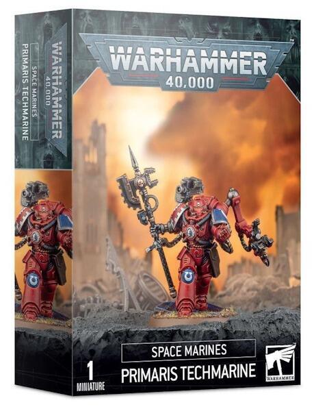 Techmarines ser til krigsmaskiner, på samme måde som en Apothecary ser til sårede krigere. Ingen formation af tanks er komplet uden mindst én af dem!