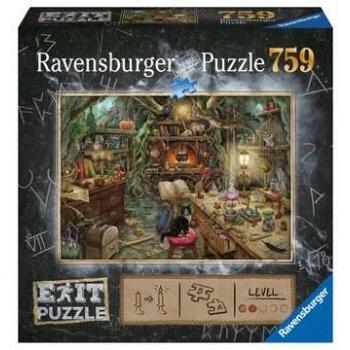 Ravensburger EXIT Puzzle - The Witches Kitchen - Kan du samle puslespillet og undslippe heksenes køkken?