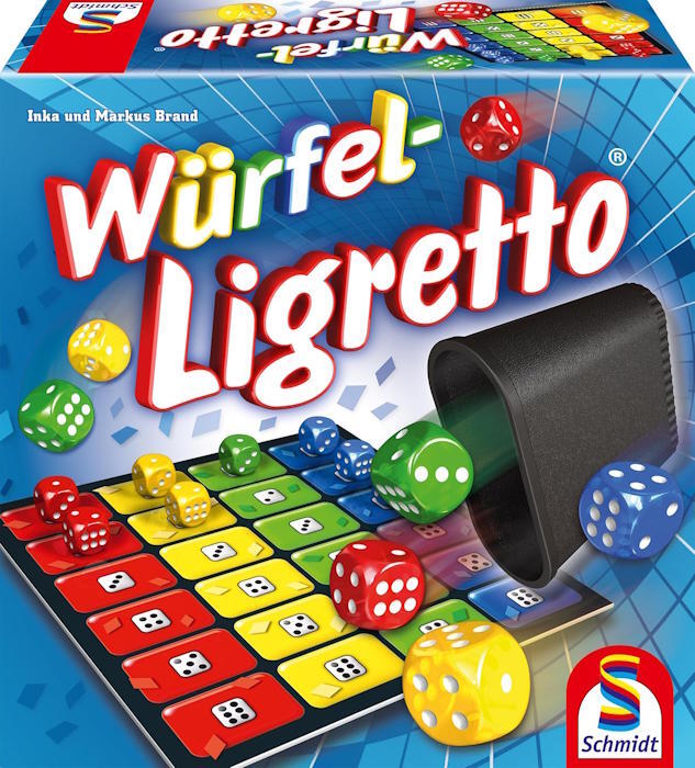 Ligretto Dice (Würfel-Ligretto) tager det tempofyldte gameplay fra kortspillet og laver det til et terningespil