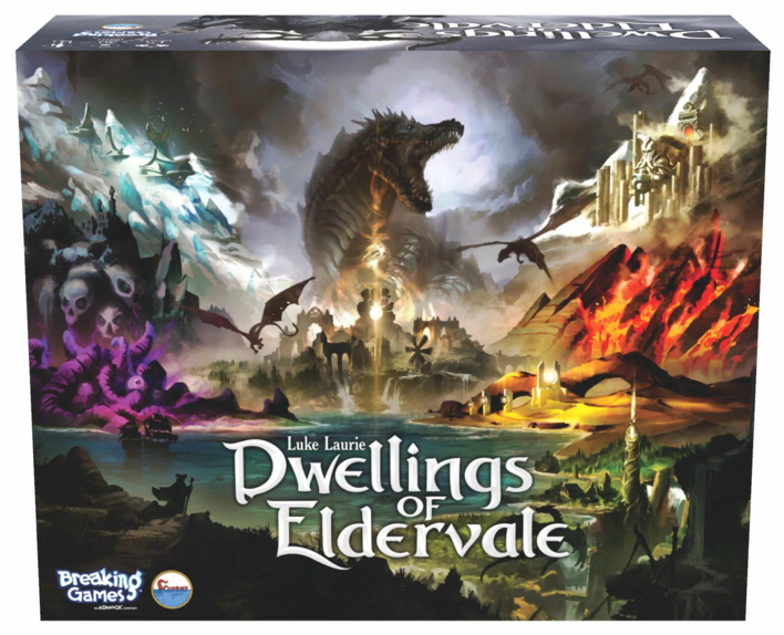 Dwellings of Eldervale er et episk strategi brætspil for 1-5 spillere!