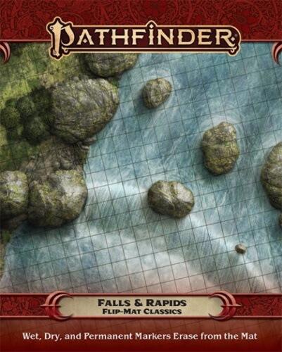 Pathfinder Flip-Mat Classics: Falls & Rapids giver dig to kort over hurtigtløbende floder