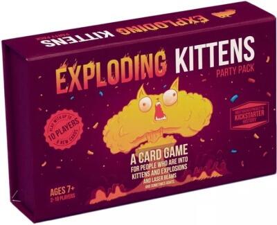 Exploding Kittens: Party Pack giver mulighed for at op til 10 spillere kan spille sammen