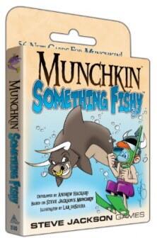Munchkin: Something Fishy er en 56-korts udvidelse der kan bruges med Munchkin fantasy spil