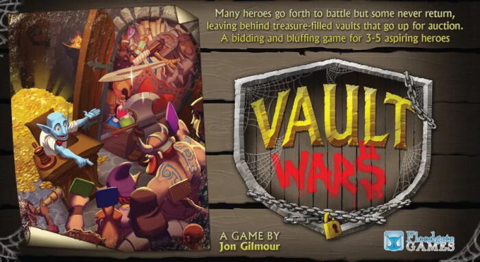 Vault Wars (2nd Edition) er et spil om at byde og bluffe på varer
