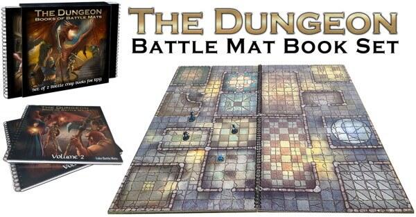 Books of Battle Mats: The Dungeon giver mange forskellige kamp arenaer til klassiske rollespil