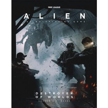 Alien RPG: Destroyer of Worlds er et Cinematic Scenario til rollespillet, for 3-5 spillere plus en GM