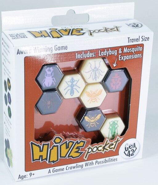 Hive Pocket er det samme prisvindende spil, i en rejsevenlig størrelse