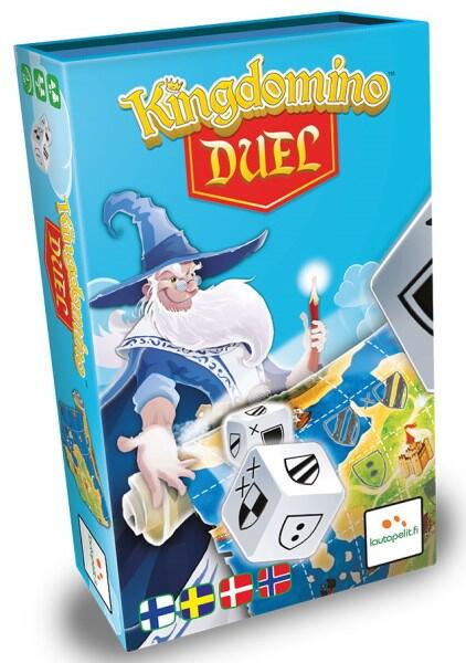 Kingdomino Duel (Nordisk) er en to personers udgave af Kingdomino, lavet som et roll'n'write spil