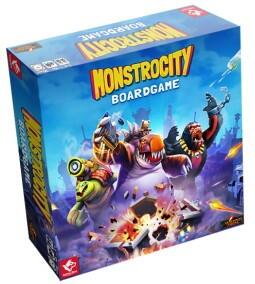 MonstroCity er et realtime brætspil, hvor spillerne samarbejder om at smadre en by