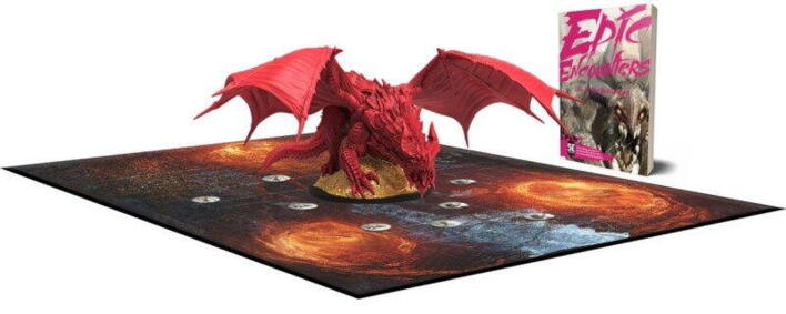 Epic Encounters - Lair of the Red Dragon kommer med en stor drage miniature