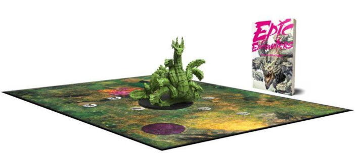 Epic Encounters - Swamp of the Hydra kommer med en flot hydra miniature