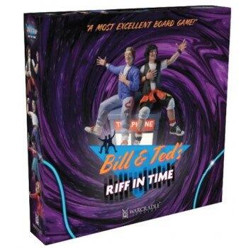 Bill & Ted's Riff In Time er et brætspil hvor I skal redde tiden, ved at finde kendte personer i forskellige tidsperioder
