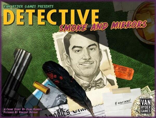 Detective: City of Angels - Smoke and Mirrors er den anden udvidelse til krimi-brætspillet