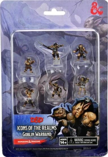 D&D Icons of the Realms - Warband er et sæt af 6 formalede gobliner, klar til kæmpe imod enhver eventyrer