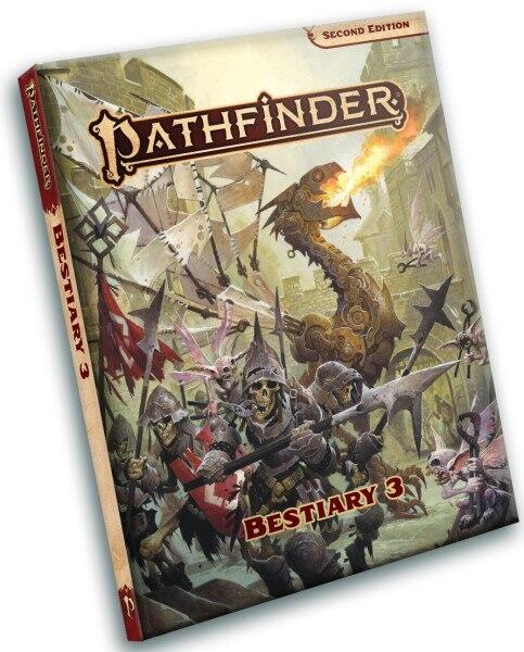 Bestiary 3 til Pathfinder 2nd Edition indeholder hundredevis af nye monstre