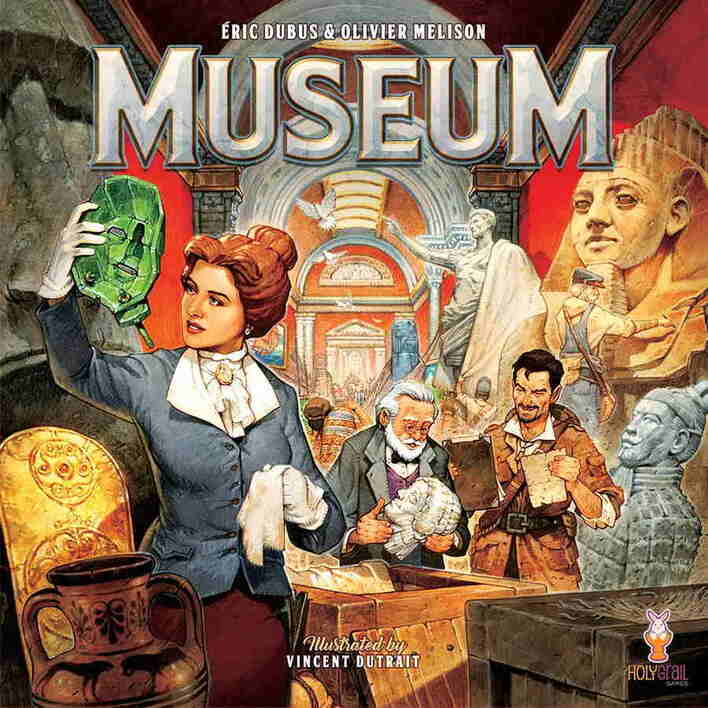Dette brætspil er et familiespil med udfordringer for alle aldre. Som museumsinspektør i Museum skal du skabe en samling af fund og levn. Dette kan gøres på forskellige måder som giver mulighed for forskellige spillemåder.