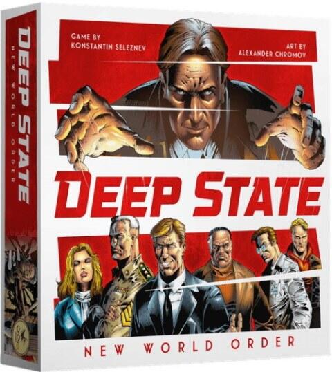 Deep State New World Order er et spionbrætspil der er fyldt med strategi og konspirationer