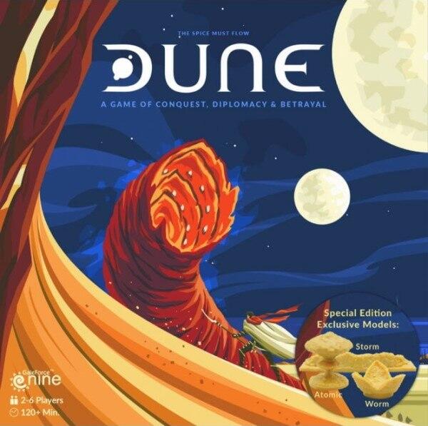 Den legendariske historie Dune, som brætspil, i en special udgave