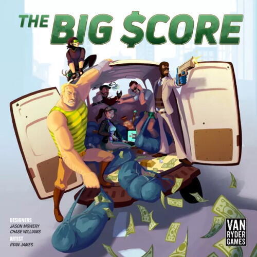 The Big Score er et brætspil hvor I skal planlægge og udføre et røveri