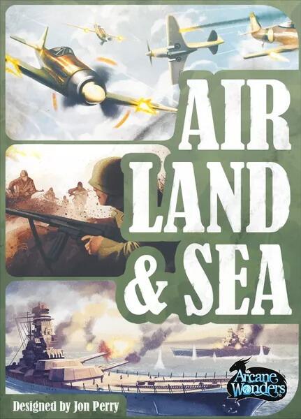 Kæmp om krigsskuepladserne i krigspillet Air, Land & Sea