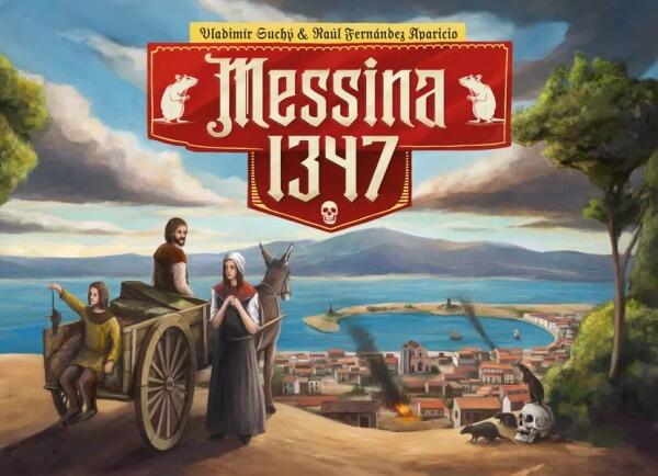 Flygt på landet og undgå pesten i dette strategiske brætspil Messina 1347