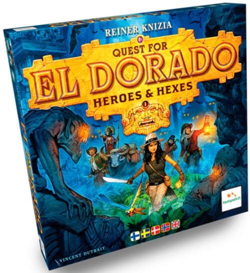 Quest for El Dorado: Heroes & Hexes udvider brætspillet med mange nye funktioner, kort og plader