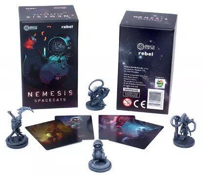Nemesis: Spacecats tilføjer nye miniaturer til brætspillet.