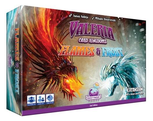 Valeria: Card Kingdoms - Flames & Frost udvider brætspillet med nye monstre og helte